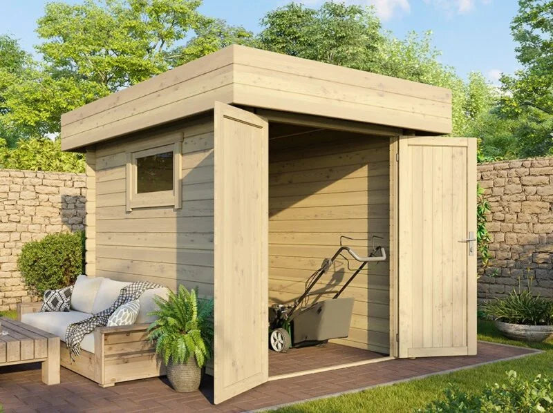 Abri moto ROVETO 4,7m² – 28mm - Neuf - DESTOCKAGE
